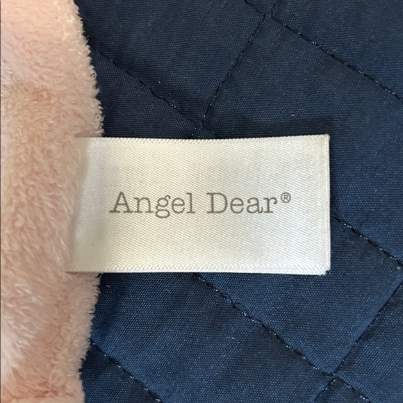 Angel Dear Pink Bunny Lovey Security Blanket Doudou - Picture 2 of 4